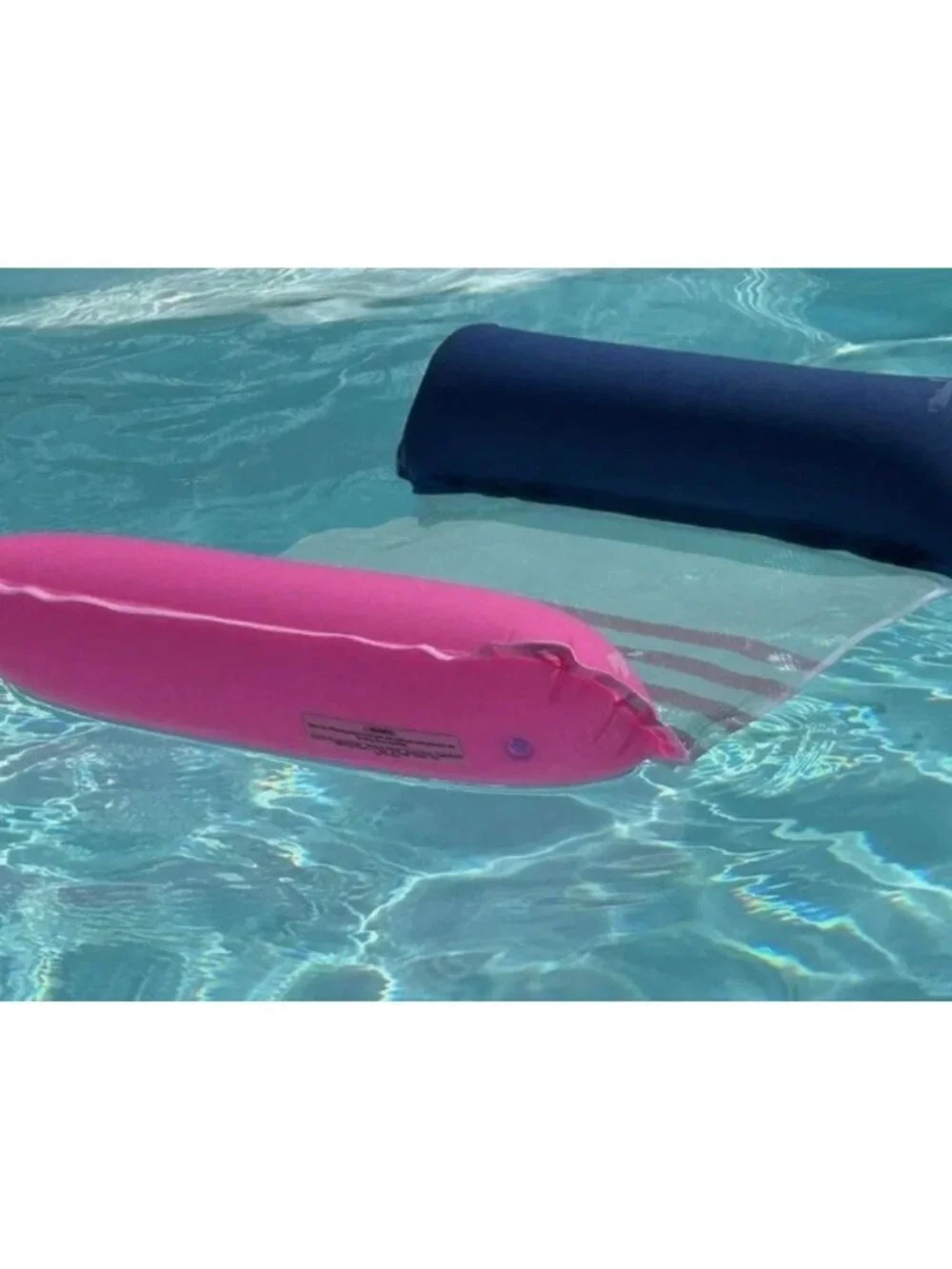 Hammock Mesh Striped - Sun Squad™: Inflatable Pool Float for Ages 14+